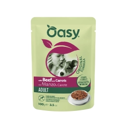 Oasy Strips in Gravy Wołowina z marchewką 100g
